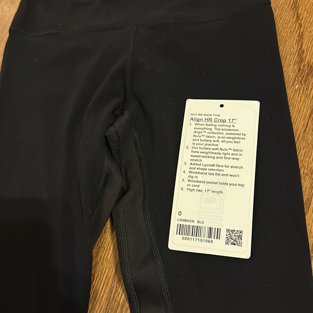 Lululemon Align High Rise - 17” size 0
